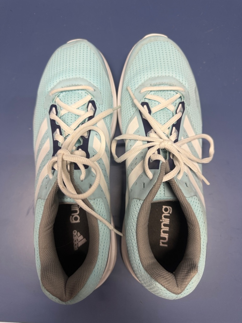 adidas Women’s Mint Blue Athletic Running Shoes